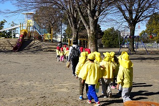 年中さんと妻沼公園へ
