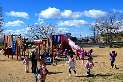 年少備前島公園へ
